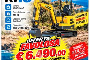 TERRAMAN MINIESCAVATORI da 10-12-18 Q.LI