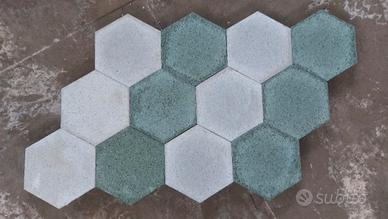 mattonelle in graniglia nuove