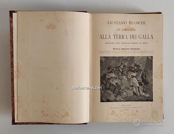 Libro La spedizione Bianchi in Abissinia 1896