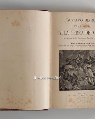 Libro La spedizione Bianchi in Abissinia 1896