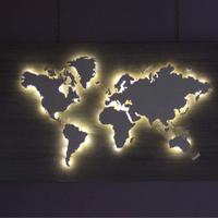 Planisfero retro illuminato