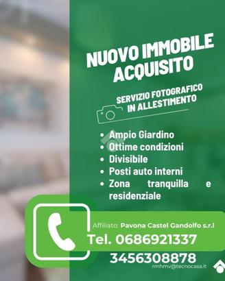 VILLA A SCHIERA A ROMA