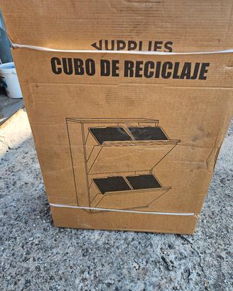 cubo a 4 scomparti x differenziata