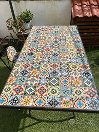 Tavolo da giardino + 4 sedie