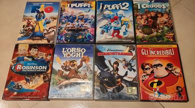 DVD cartoni animati 2€ cad.