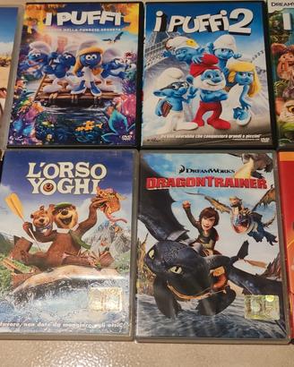 DVD cartoni animati 2€ cad.