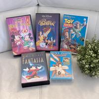 Set 5 videocassette VHS Walt Disney e Warner Bros