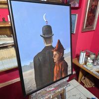 Quadro Magritte copia contaminata