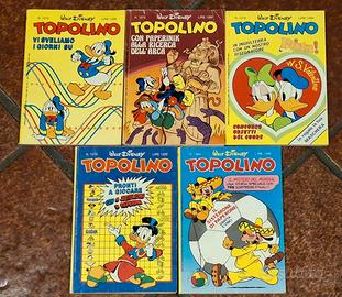Lotto 5 Topolino anni 80 N1572-1573-1576-1579-1584