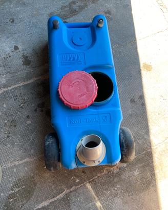 Roll-tank per camper roulotte