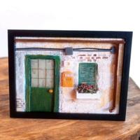 Diorama Quadro Artigianale Abitazione Facciata Mod