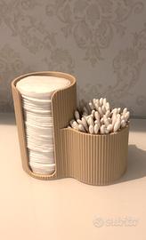 Porta dischetti e cotton fioc - Organizer bagno