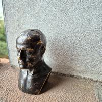 Busto di Mussolini in bronzo