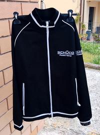 Felpa nera con zip Shuco 