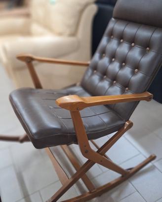 Sedia a Dondolo Fratelli Reguitti vintage