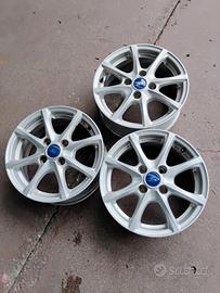 Cerchi in lega Ford fiesta anno 2022 3 pezzi