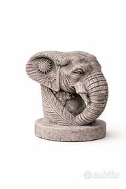 Scultura Elefante in Cemento Zen