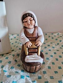 Thun Presepe Del Giubileo. Lavandaia. Altezza 13 c