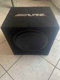 Subwoofer alpine 1200 600wrms
