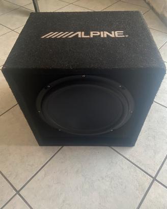 Subwoofer alpine 1200 600wrms