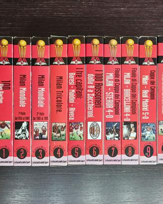 Raccolta n° 10 VHS "CentoMilan"