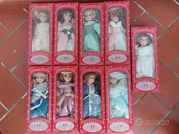 bambole porcellana da collezione 