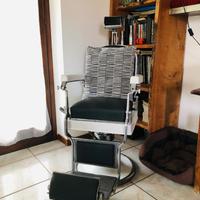 POLTRONA BARBIERE ANNI 50 F.LLI ZERBINI-TORINO-