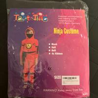 Costume ninja in nylon 10 anni