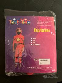 Costume ninja in nylon 10 anni