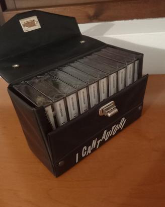 Cofanetto musicassette cantautori italiani