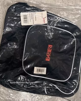 Borsa Bici Posteriore Doppia Colore Nero