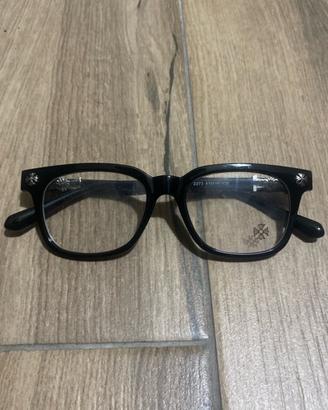 Occhiali Chrome Hearts Montatura Nera Dettagli