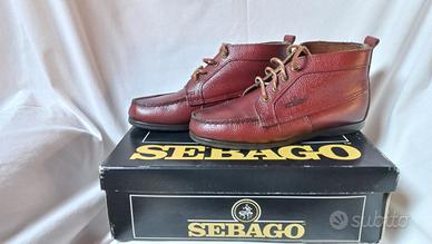 Sebago polacchina pelle martellata
