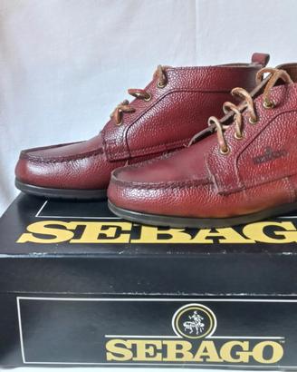 Sebago polacchina pelle martellata