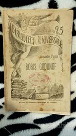 boris godunof biblioteca universale, sonzogno 1889