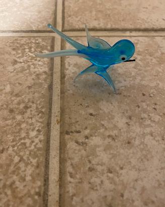 Uccello in vetro di murano