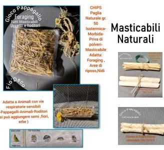 Giochi per Pappagalli Animali Masticabili Foraging