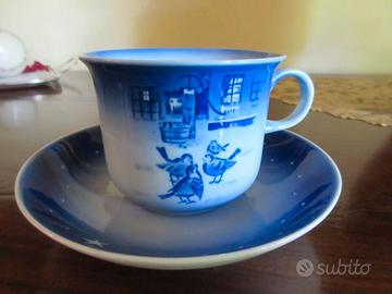 Tazza NATALE 1983 OLD COPENHAGEN  BLEU- DESIREE