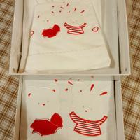 set lenzuola cotone 4 pezzi con copertina 