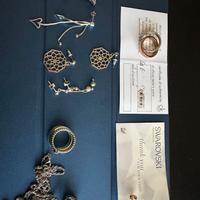 ORECCHINI-ANELLI -SWAROWSI-KALVIN KLEINE-BREIL