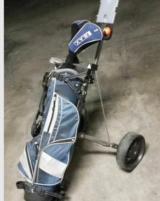 Mazze da golf ragazzo/a con carrello