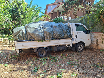 Autista munito di auto e furgone