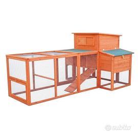 Pollaio da giardino in legno per galline ovaiole