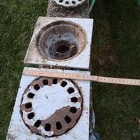 piletta scarico in ghisa