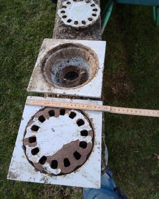 piletta scarico in ghisa