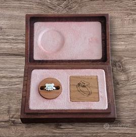 Anello da donna artigianele im argneto