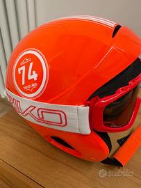 Casco e maschera sci bambini
