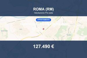 Immobile in asta di 64 m² con box auto a Roma