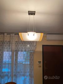 Due lampadari+applique soggiorno cucina