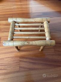 Sgabello lucidascarpe